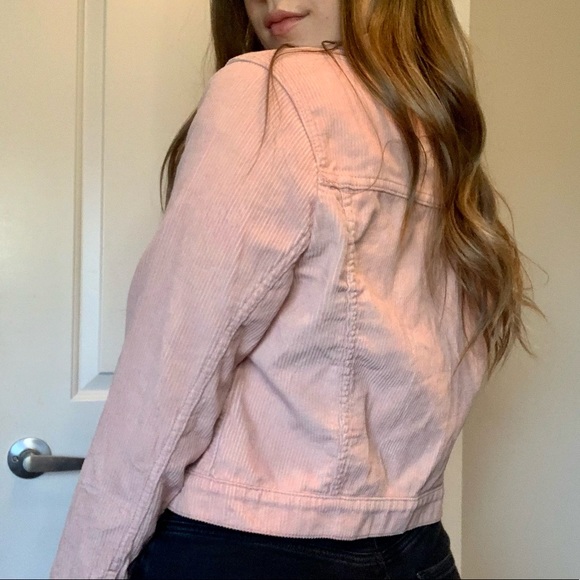 Hollister Pink Corduroy Jacket - Picture 5 of 9